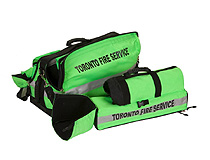 This Firefighter Bag was designed to hold our new oxygen cylinder bag with one mask and hose.